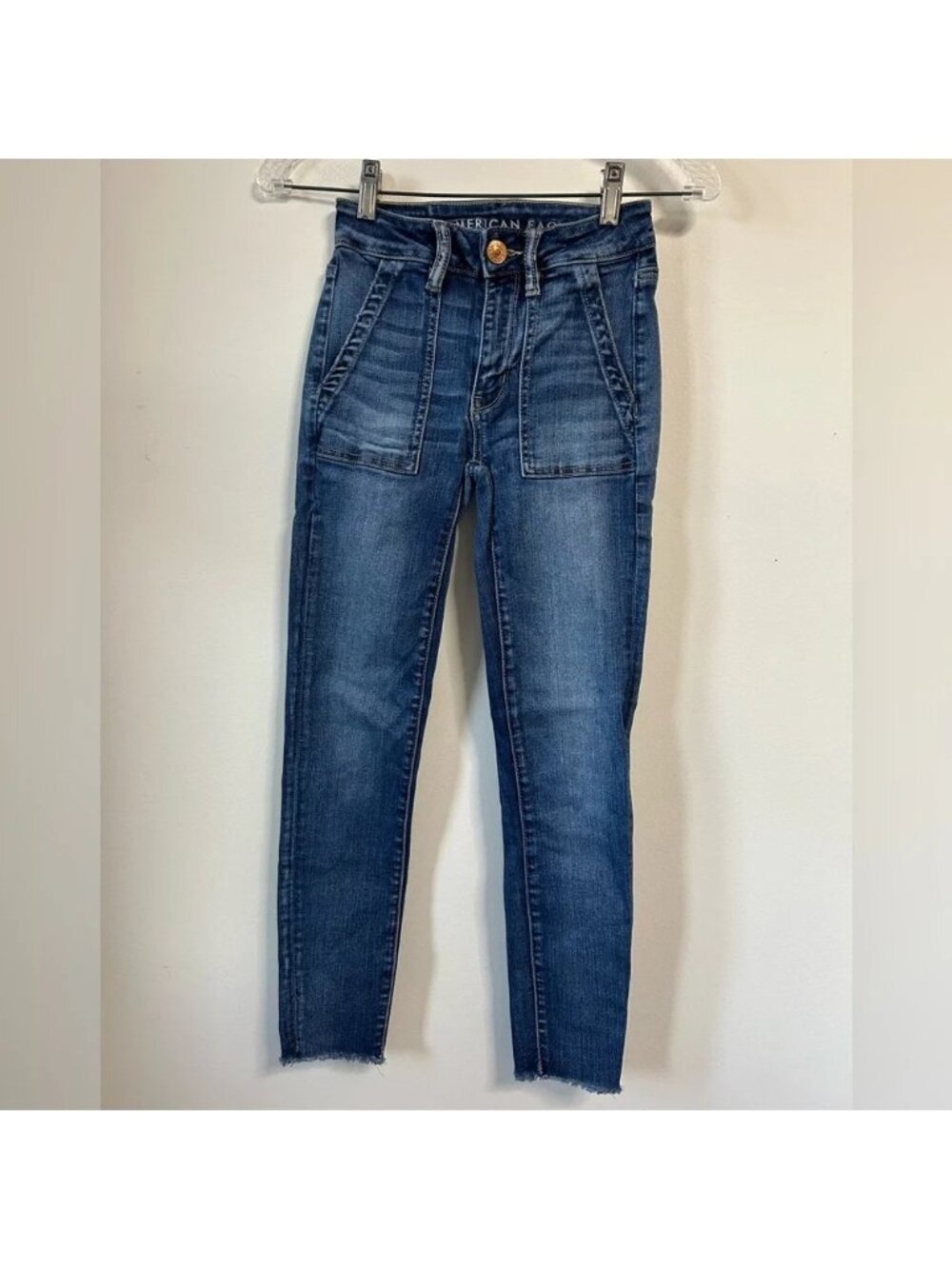 American Eagle Hi-Rise Cropped‎  Jeans